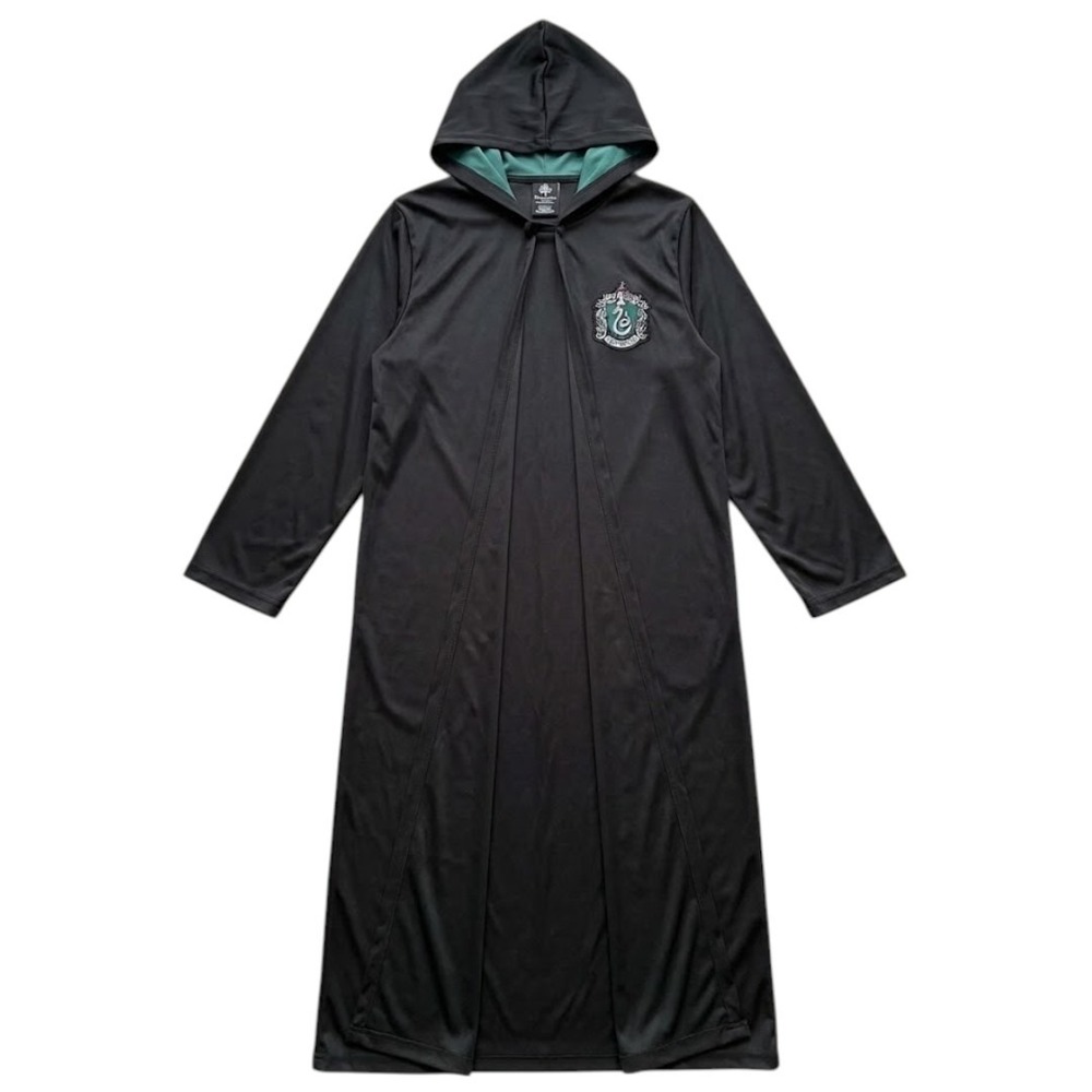 Harry Potter Wizarding World Slytherin House Robe Black Green One Size Adult